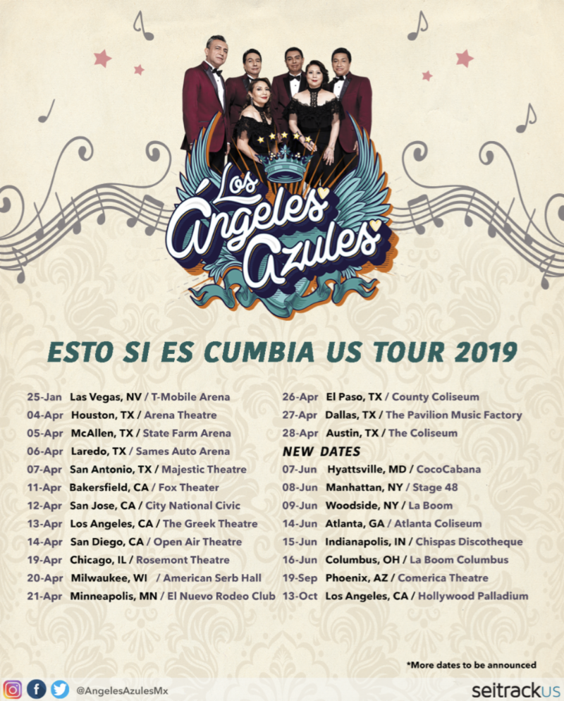 LOS ÁNGELES AZULES returns to the US with an extended tour Seitrack US