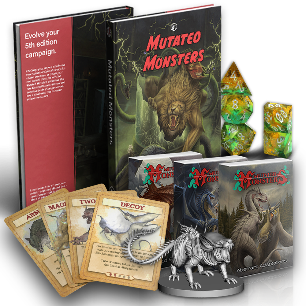 Mutated Monsters: Evolve your 5th edition campaign Kickstarter Spotlight