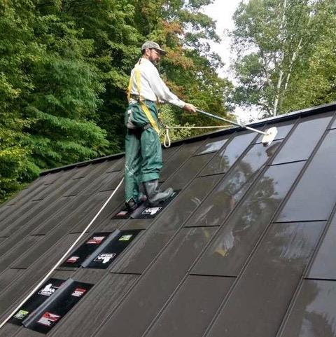 SteepGrip SAMM demonstration on roof