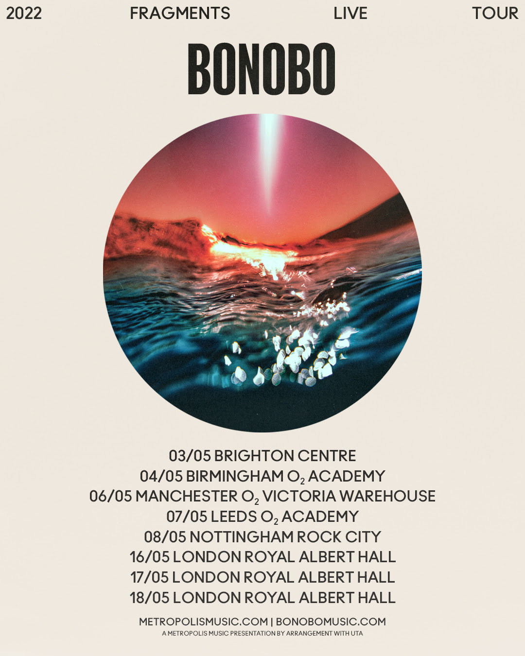 bonobo tour 2022 europe