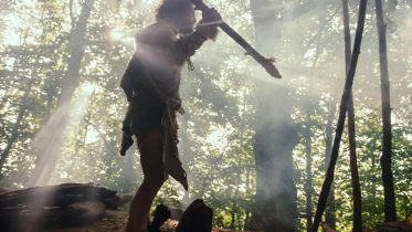Neanderthal Caveman Early Human Concept