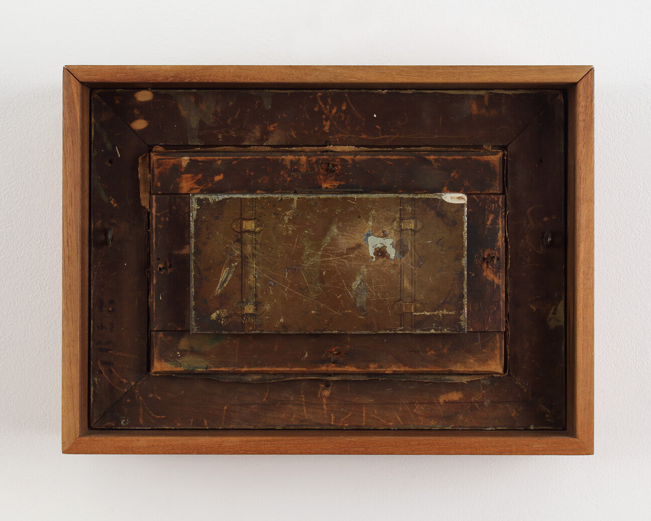 Duchamp's Valise, 1990, mixed media construction, 11 1/4 x 15 1/4 x 4 1/2 inches