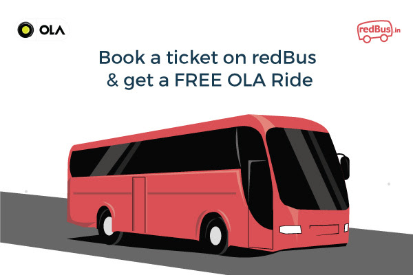 Book A Bus Ticket On RedBus And Get Your Coupon Code For A Free Ola ...