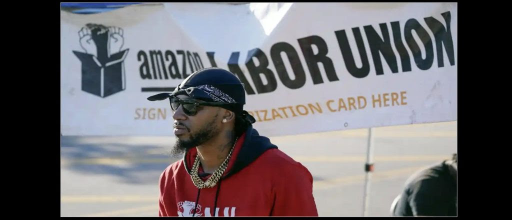 Chris Smalls organizes Amazon workers in New York