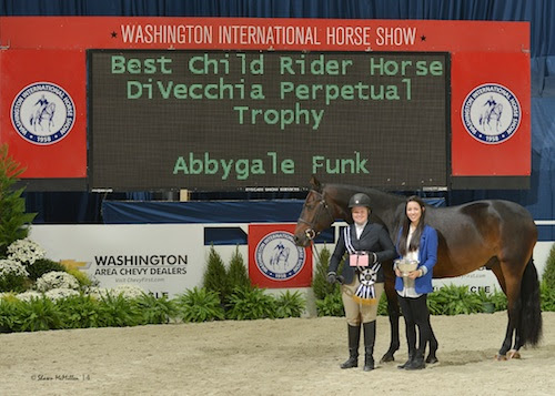 Abbygale Funk was named Best Child Rider on a Horse with Neander
