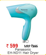 Panasonic EH-ND11 Hair Dryer (Blue)