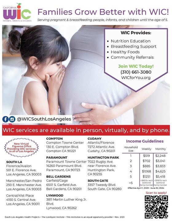 WIC RESOURCES FOR FAMILIES