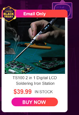 TS100 2 in 1 Digital LCD Soldering Iron Station