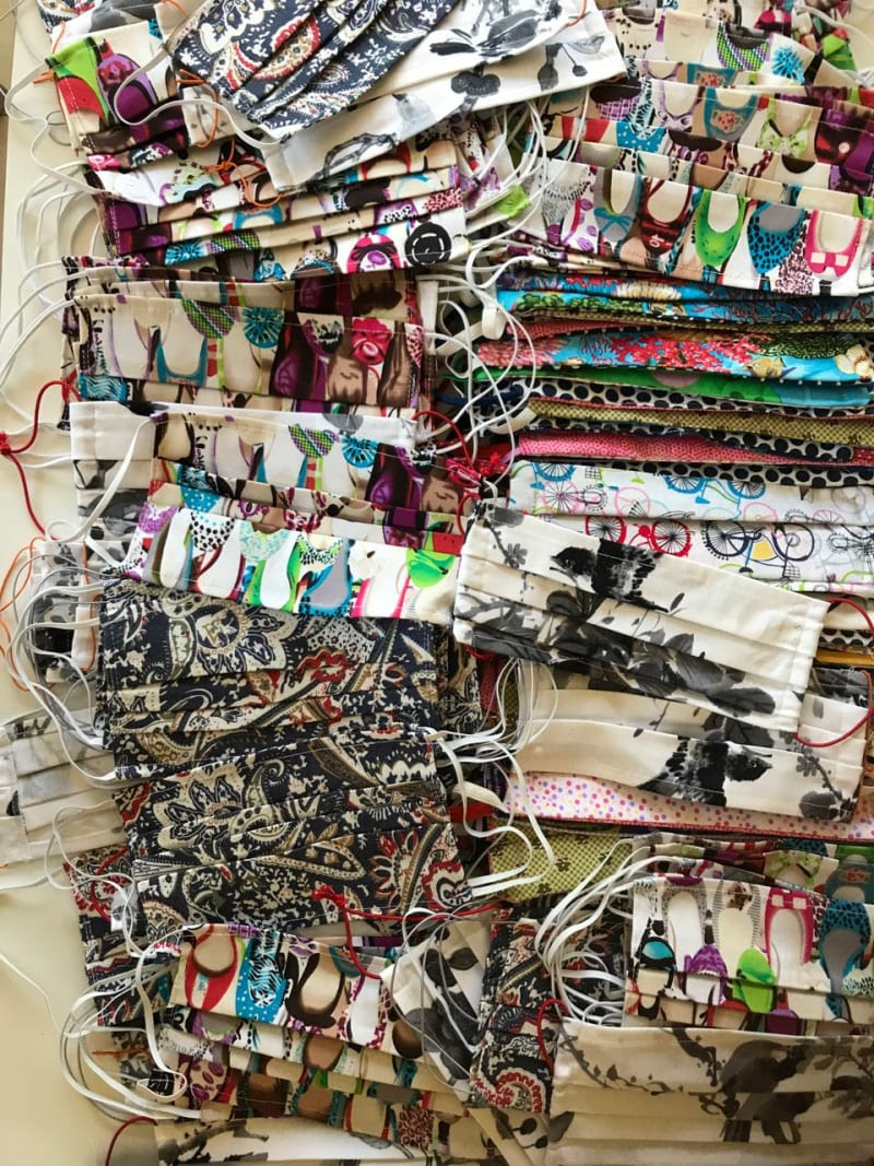 ASW community-made face masks