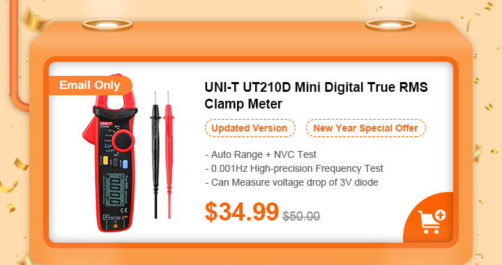 UNI-T UT210D Mini Digital True RMS Clamp Meter