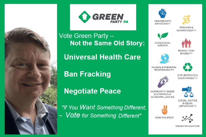 Richard Weiss Is Green Party Senate Pick