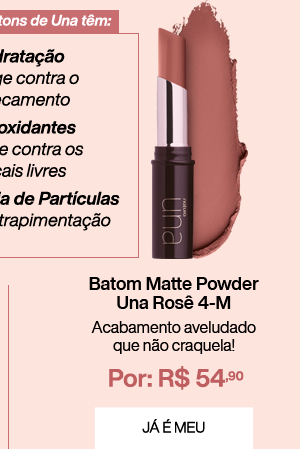 Batom Matte Powder Una Rosê 4-m