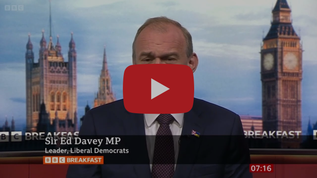 Ed Davey BBC Breakfast Windfall Tax 03/05/2022