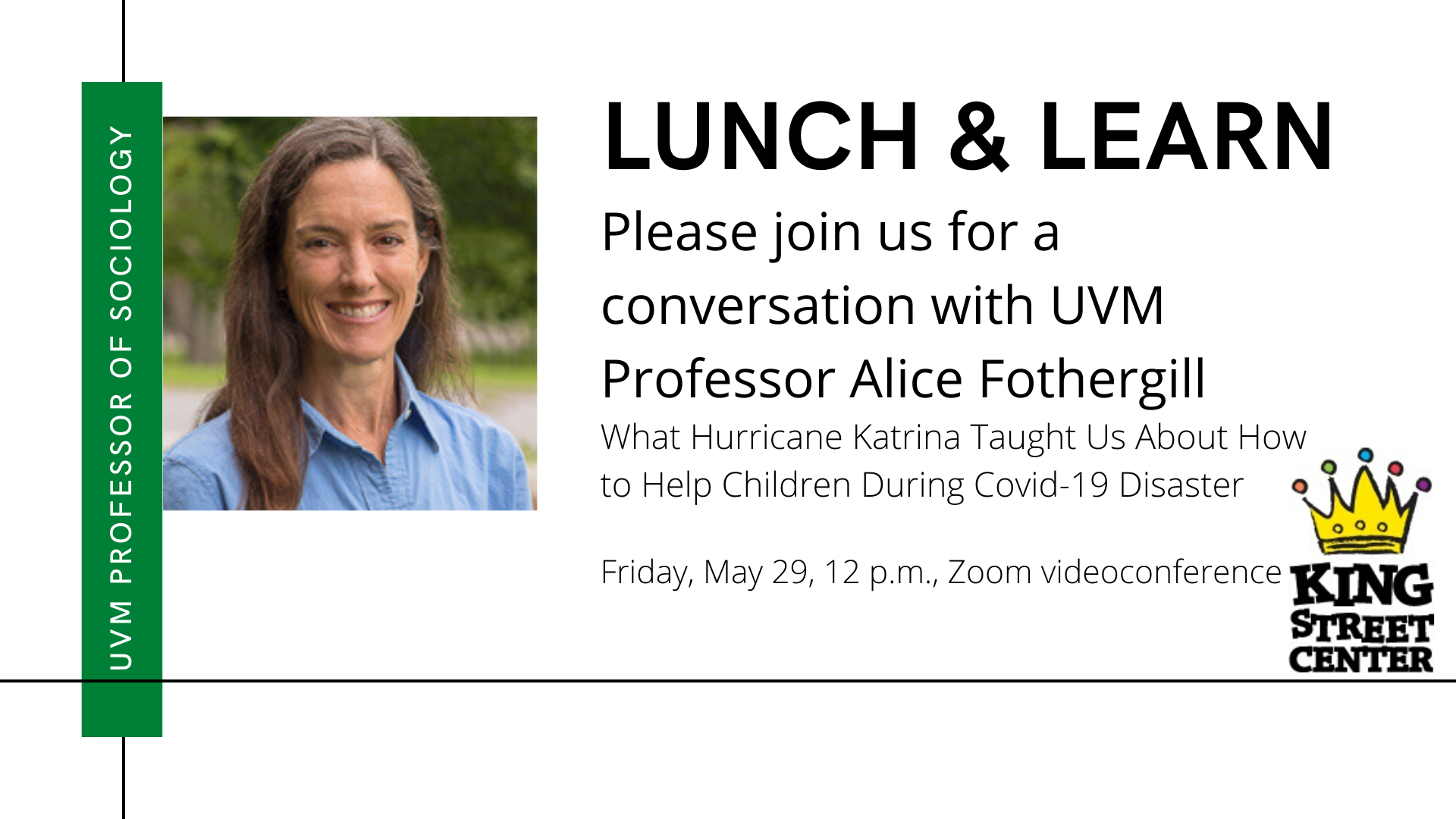 Alice Fothergill Lunch & Learn