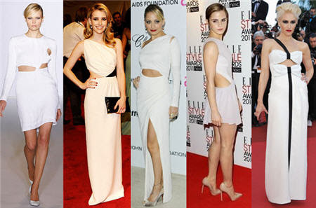 cut out dresses White-Cut-Out-Dresses-Trend