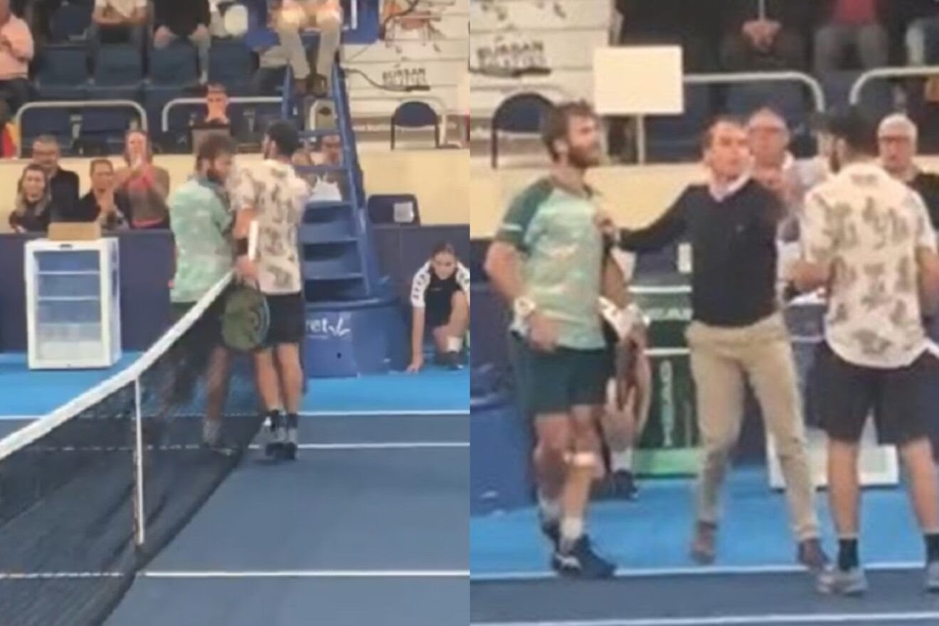 بالفيديو: لاعب تنس يصفع خصمه في بطولة دوري أورليانز بفرنسا