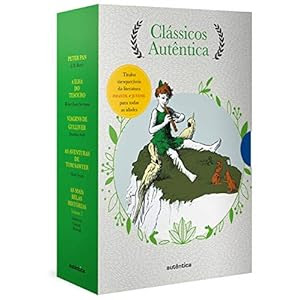 Caixa Clássicos Autêntica - Vol. 2: Peter Pan; A ilha do tesouro; Viagens de Gulliver; As aventuras de Tom Sawyer; As mais belas histórias Vol. 2