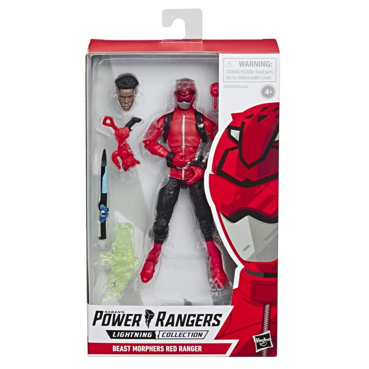 Image of Power Rangers Lightning Collection Wave 2 - Beast Morphers Red Ranger - OCTOBER 2019