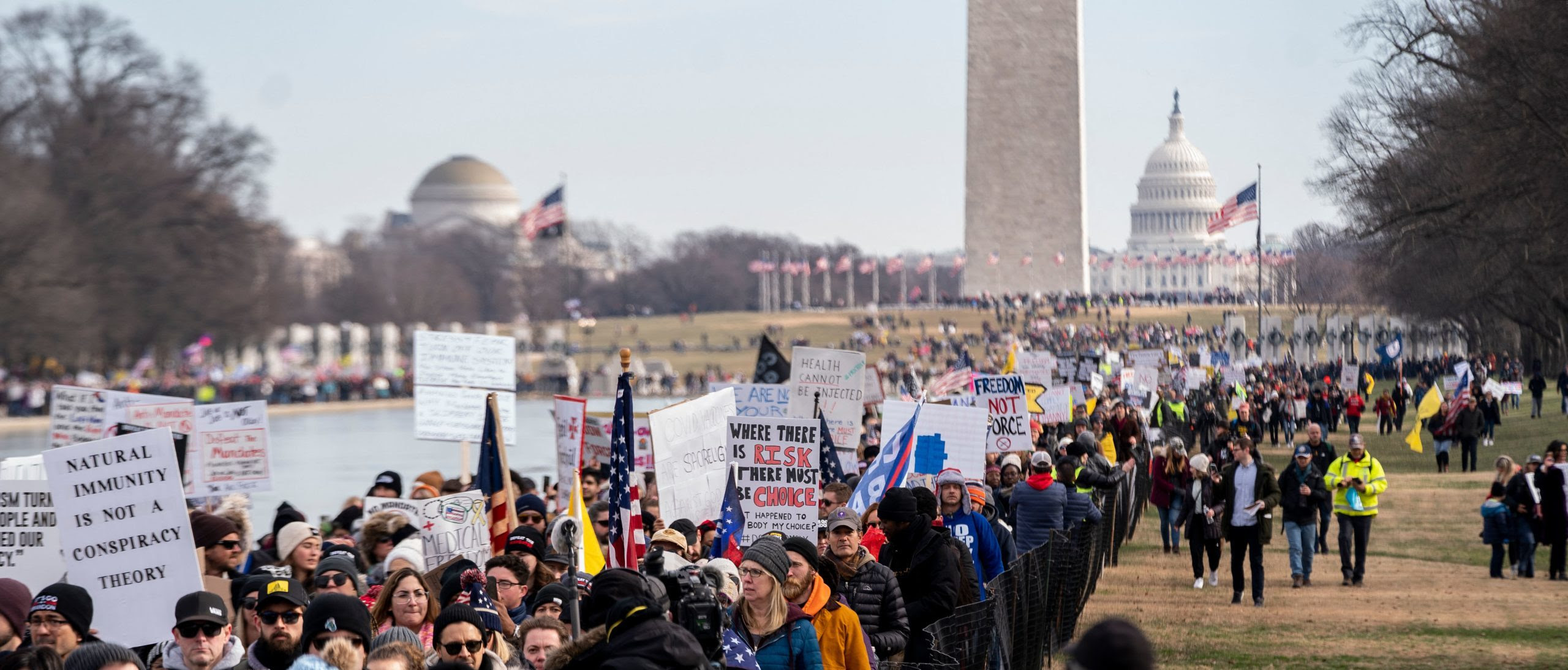 Over 30,000 People Marched To ‘Defeat the Mandates’ In Washington D.C.