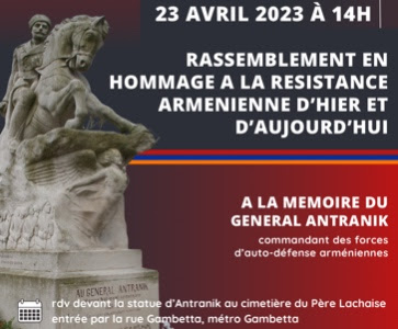 Commémoration du Génocide des Arméniens et hommage à la résistance arménienne