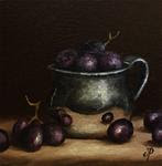 Grapes in silver cup - Posted on Friday, January 23, 2015 by Jane Palmer