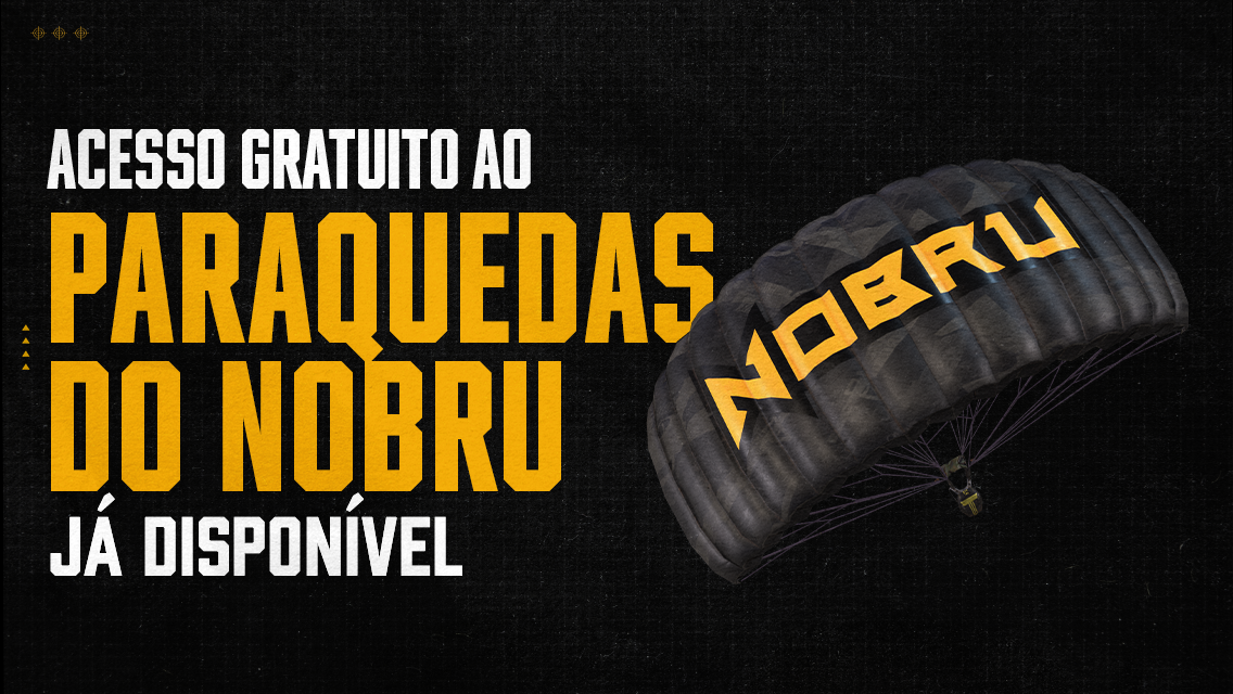 Itens exclusivos para a Copa Nobru no PUBG MOBILE. Imagem: Divulgação/CPN