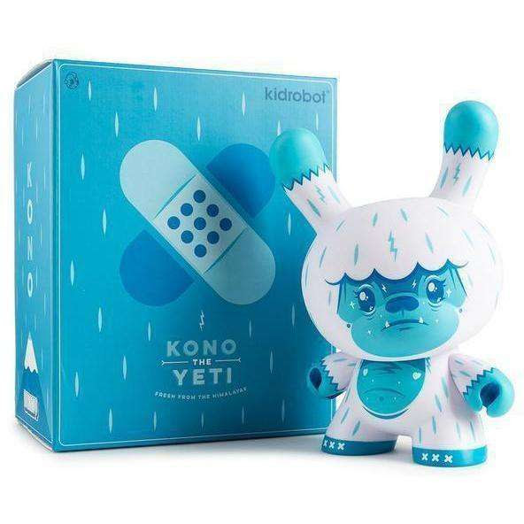 Image of Kono The Yeti 8" Ice Blue Dunny Art Figure By Squink