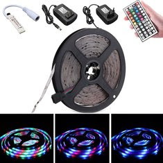 5M 3528 Waterproof RGB Flexible LED Strip Light Kit