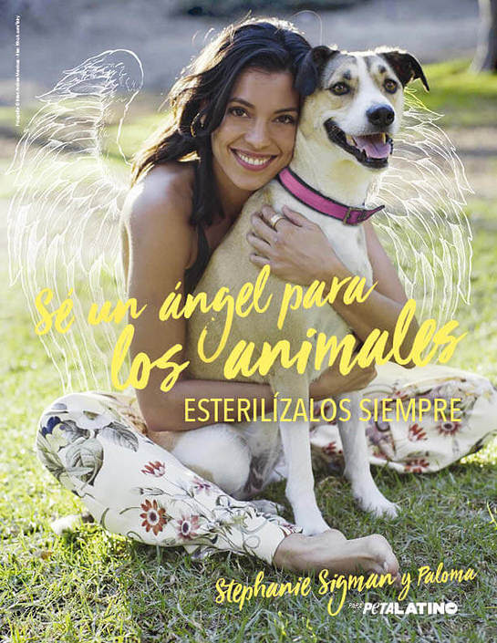 Stephanie Sigman PETA Latino Ad Campaign