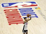 Maryland&#39;s Aaron Wiggins shoots as he participates in the NBA Draft Combine at the Wintrust Arena Tuesday, June 22, 2021, in Chicago. (AP Photo/Charles Rex Arbogast) **FILE**