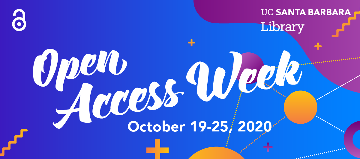 Open Access Week October 19 to 25 2020