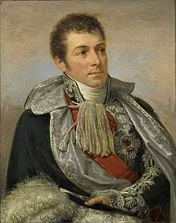 Portrait par Andrea Appiani (1754–1817) : Berthier y porte la Légion d'honneur (écharpe et grand aigle) et l'Ordre de l'Aigle noir.