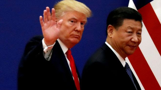 Donald Trump e Xi Jinping, em foto de 2017