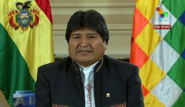 el presidente de Bolivia, Evo Morales