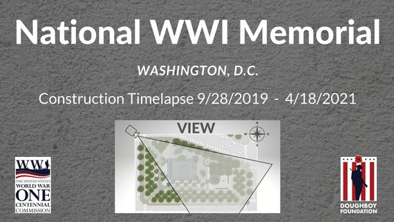 National WWI Memorial construction time lapse video