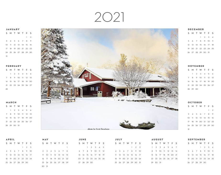 Flat Rock Playhouse 2021 calendar!