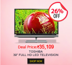 Toshiba 39P2305 39 Inches Full
HD LED Television