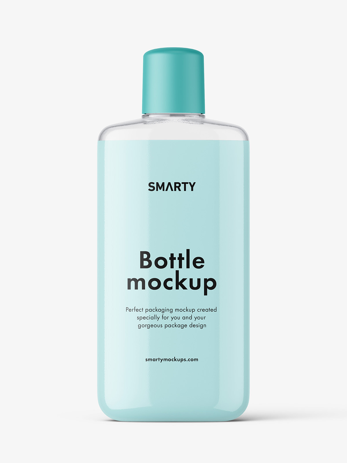 Cream bottle with rounded screwcap mockup Smarty Mockups