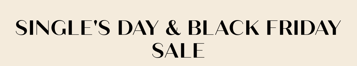 SINGLE'S day & black friday sale