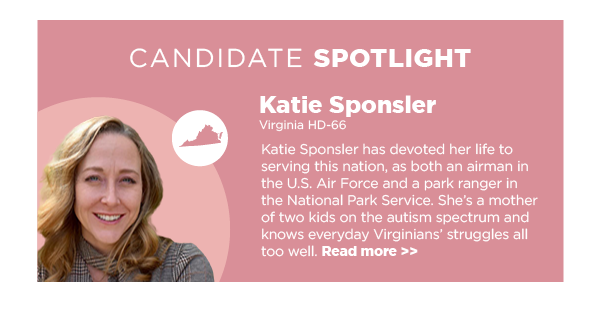 Candidate Spotlight: Katie Sponsler (VA HD-66)