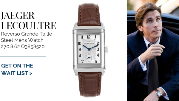 Jaeger LeCoultre Reverso Grande Taille in The Dark Knight Trilogy