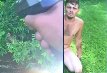 Black Man Holds Naked White Man at Gun Point ~ VIDEO