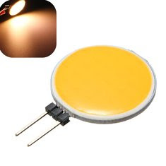 10X G4 4.5W Warm White 30LED COB Light DC12V