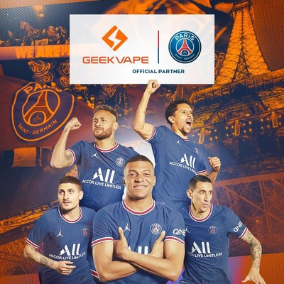 GEEKVAPE AND PARIS SAINT-GERMAIN ANNOUNCE OFFICIAL PARTNERSHIP GEEKVAPE AND PARIS SAINT-GERMAIN ANNOUNCE OFFICIAL PARTNERSHIP