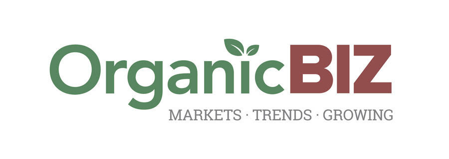 organic biz logo tag