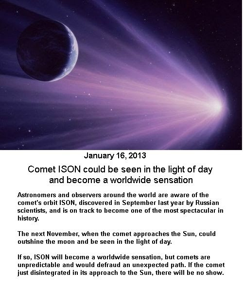 Spectacular Comet ISON