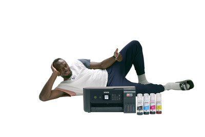 Epson and Usain Bolt renew partnership to promote cartridge-free printing across Europe Epson and Usain Bolt renew partnership to promote cartridge-free printing across Europe