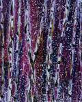 Abstract Aspen Tree Painting,Winter Landscape "Flurries # 3" by Colorado Abstract Artist Kimberly Co - Posted on Sunday, November 23, 2014 by Kimberly Conrad