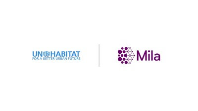 Mila & UN-Habitat logo (CNW Group/Mila - Quebec AI Institute)