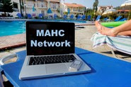 MAHC Network Computer by the pool
